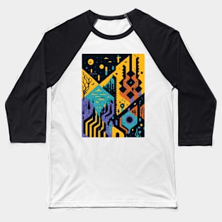 Abstract Colorful Arizona Baseball T-Shirt